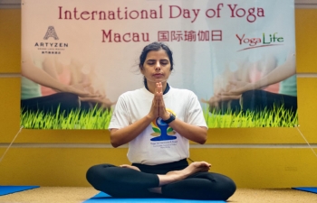 Celebration of International Day of Yoga 2021 in Macau