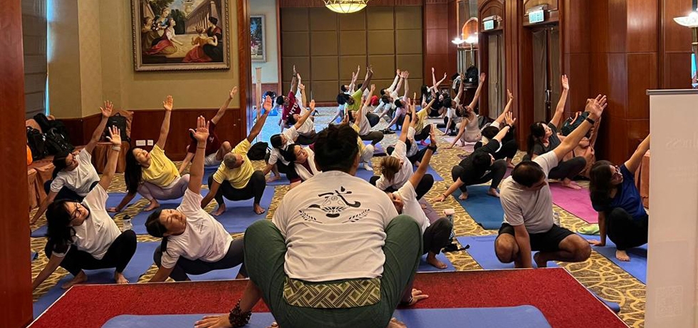 Yoga Mahotsav on 3 June 2023 in partnership with Heartfulness Hong Kong in the run up to the International Day of Yoga 2023